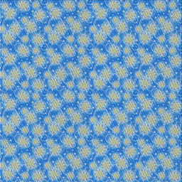 Square Patterned Sky Blue Novelty Rug, pat1739