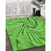 Machine Washable Transitional Emerald Green Rug in a Family Room, wshpat174grn