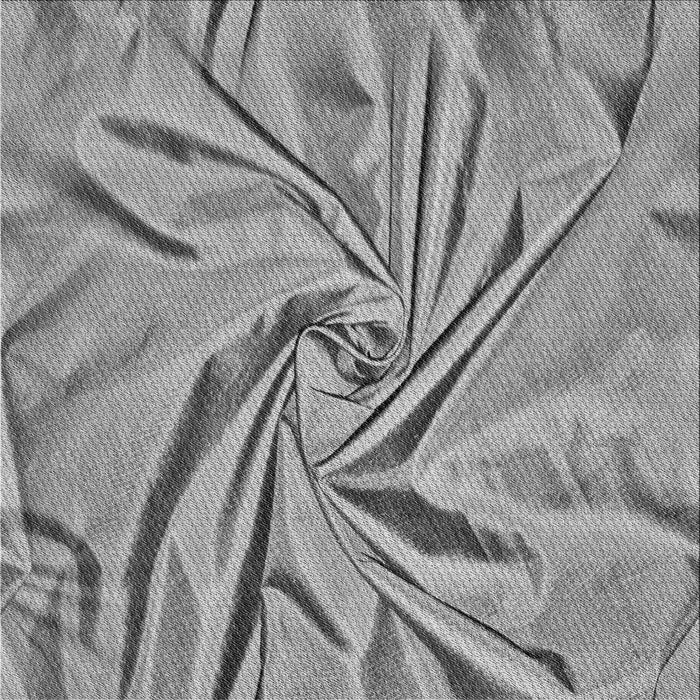 Round Patterned Cloud Gray Rug, pat174gry