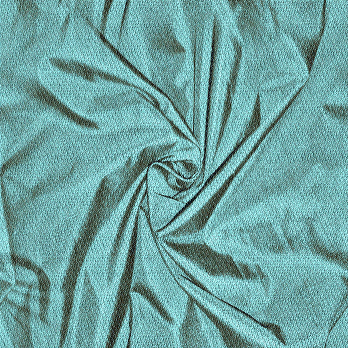 Round Patterned Aquamarine Stone Green Rug, pat174lblu