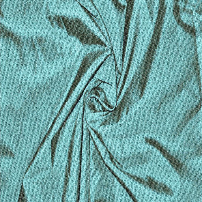 Patterned Aquamarine Stone Green Rug, pat174lblu