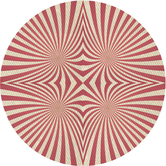 Square Patterned Crimson Red Rug, pat1740brn