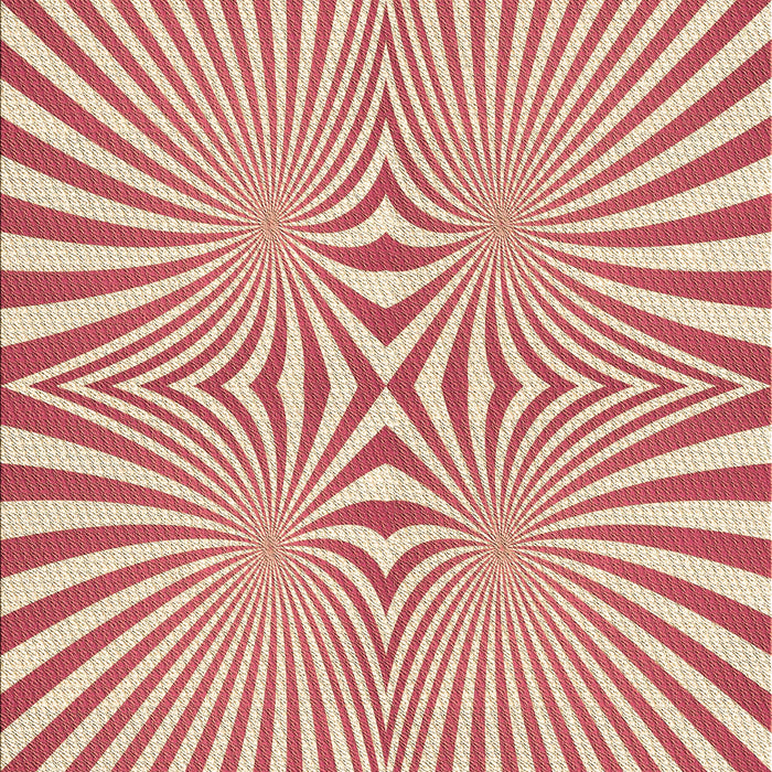 Patterned Crimson Red Rug, pat1740brn