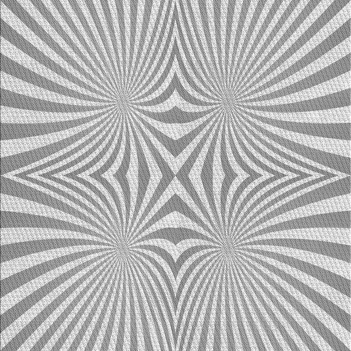 Patterned Gunmetal Gray Rug, pat1740gry