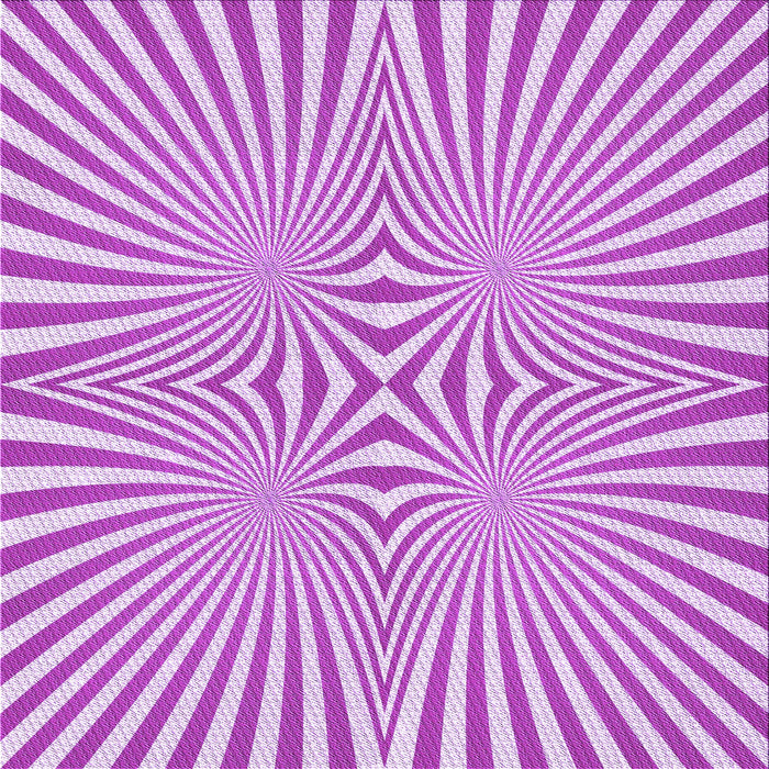 Round Machine Washable Transitional Fuchsia Magenta Purple Rug, wshpat1740pur