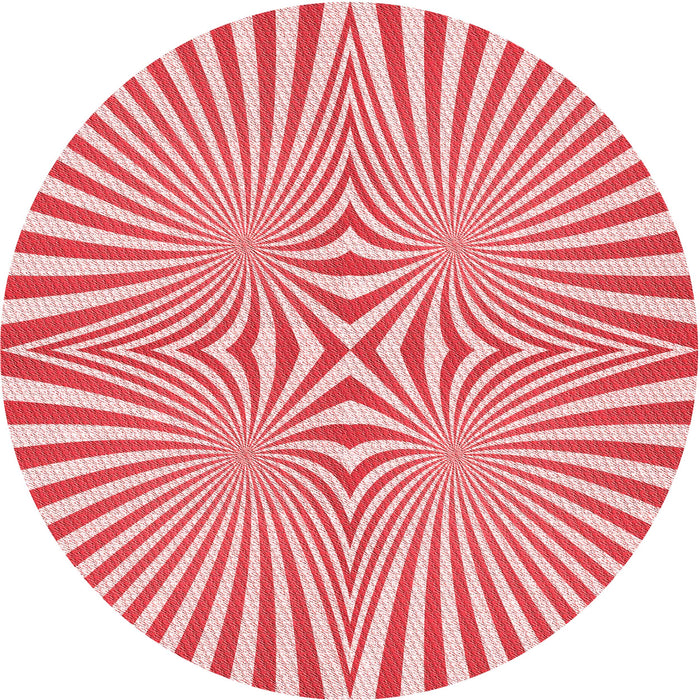 Square Machine Washable Transitional Pink Rug in a Living Room, wshpat1740rd