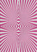 Patterned Deep Pink Modern Rug, pat1740