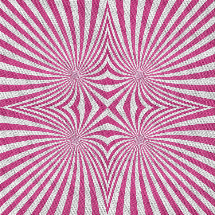 Sideview of Machine Washable Transitional Deep Pink Rug, wshpat1740