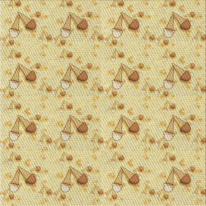 Round Machine Washable Transitional Orange Gold Rug, wshpat1741brn