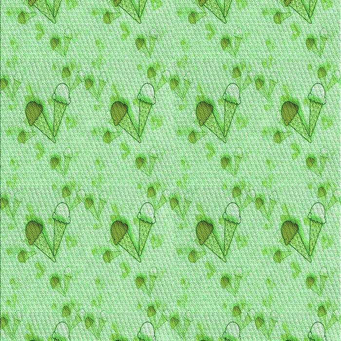 Patterned Jade Green Rug, pat1741grn