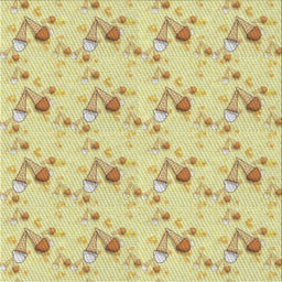 Sideview of Machine Washable Transitional Caramel Brown Rug, wshpat1741