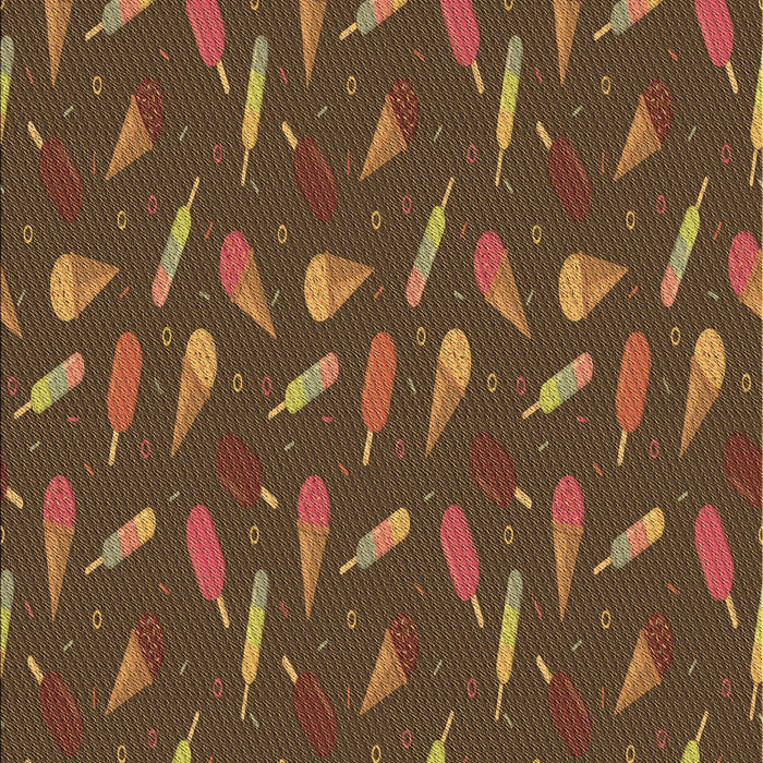 Patterned Red Brown Rug, pat1742brn