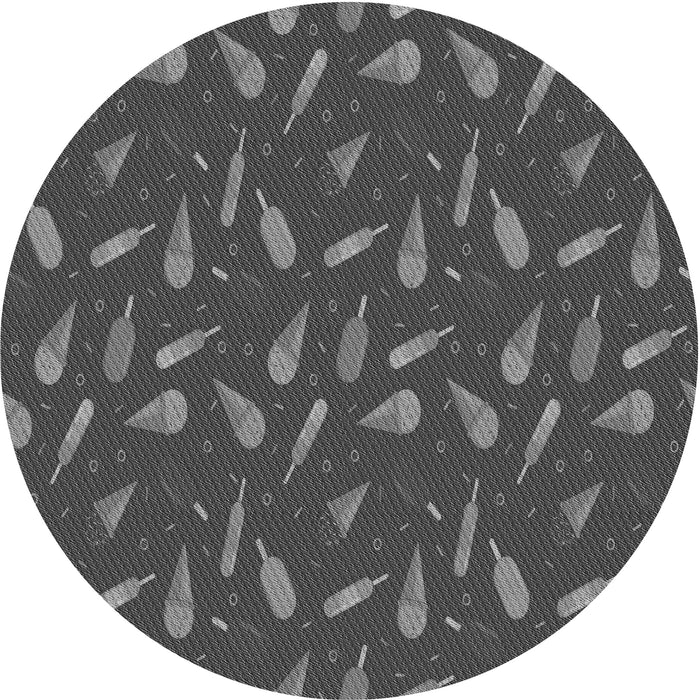 Square Machine Washable Transitional Platinum Gray Rug in a Living Room, wshpat1742gry