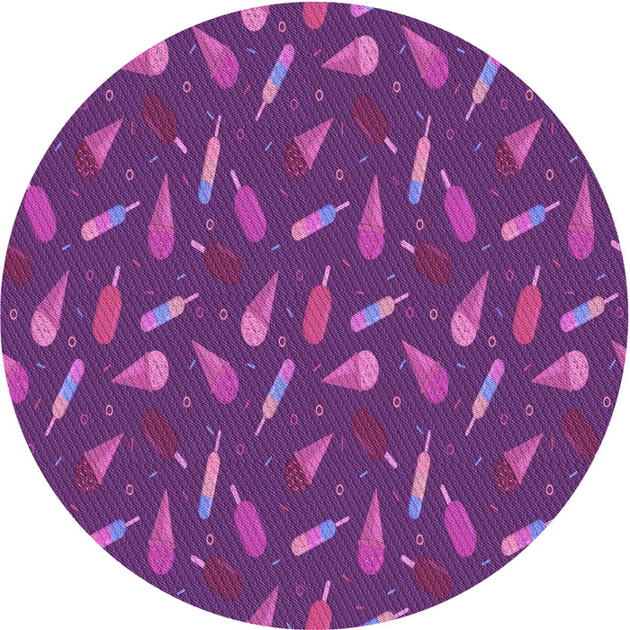 Square Machine Washable Transitional Dark Magenta Purple Rug in a Living Room, wshpat1742pur