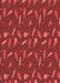 Machine Washable Transitional Red Rug, wshpat1742rd