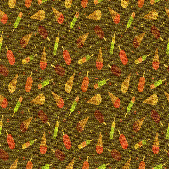 Round Patterned Red Brown Rug, pat1742yw