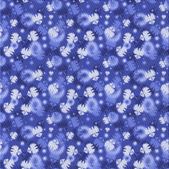 Round Patterned Sky Blue Rug, pat1743blu