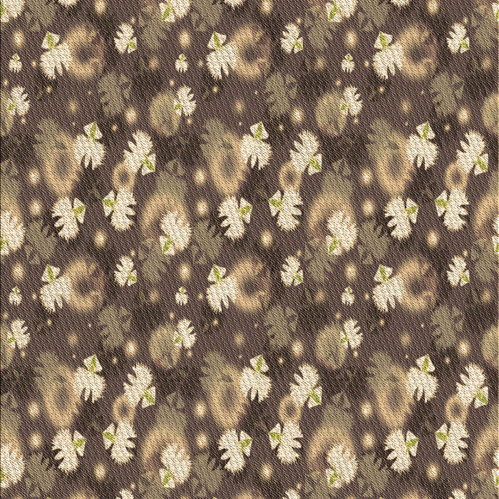 Machine Washable Transitional Dark Brown Rug, wshpat1743brn