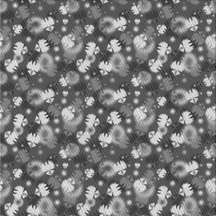 Round Patterned Dark Gray Rug, pat1743gry