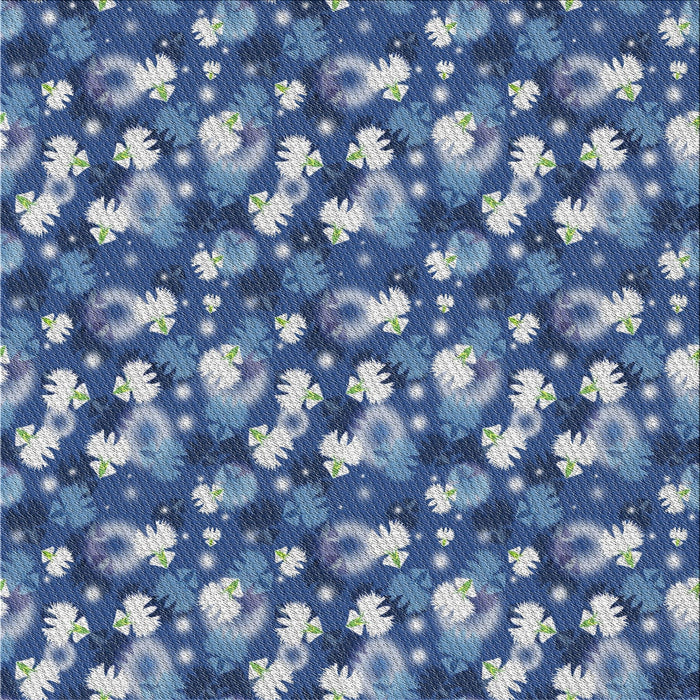 Sideview of Machine Washable Transitional Blueberry Blue Rug, wshpat1743