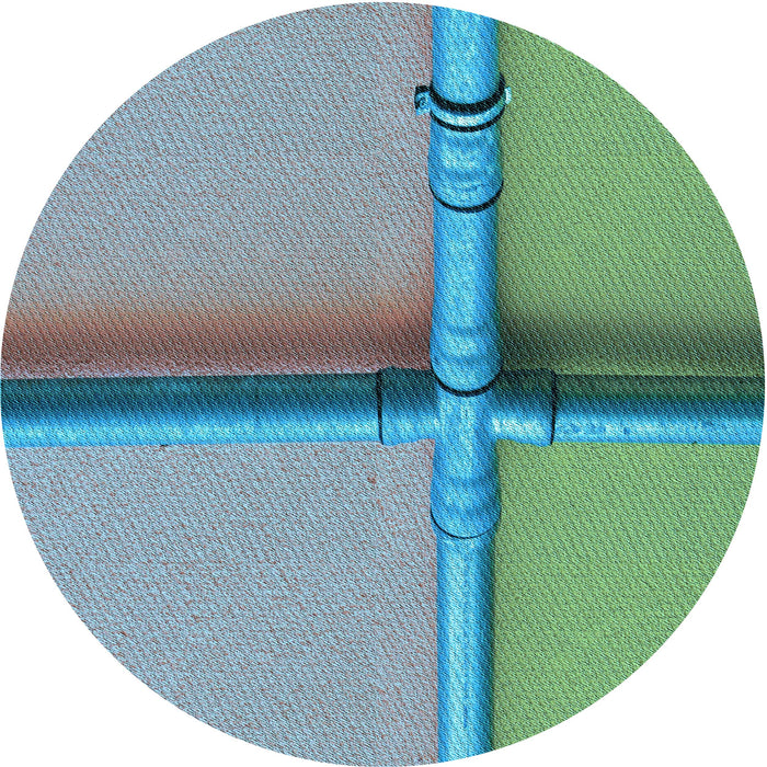 Square Patterned Grayish Turquoise Green Rug, pat1745lblu