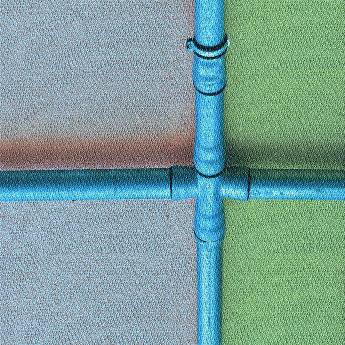 Round Machine Washable Transitional Grayish Turquoise Green Rug, wshpat1745lblu