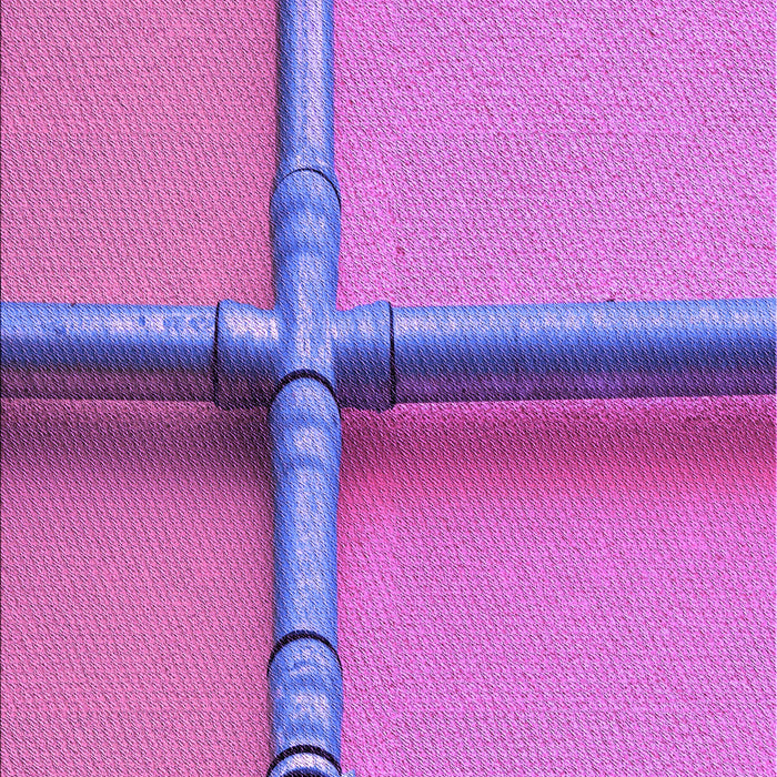 Machine Washable Transitional Purple Rug, wshpat1745pur