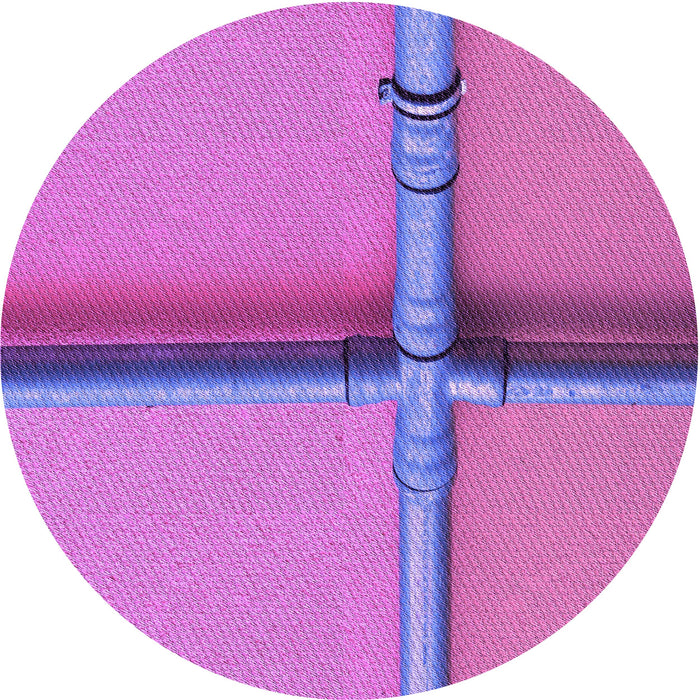 Square Patterned Purple Rug, pat1745pur