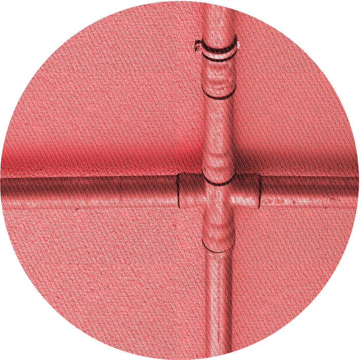 Square Patterned Ruby Red Rug, pat1745rd