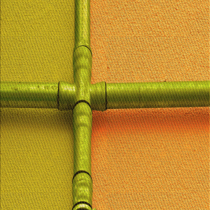 Machine Washable Transitional Deep Yellow Rug, wshpat1745yw