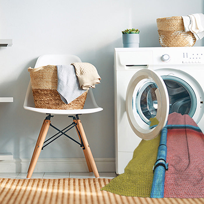 Machine Washable Transitional Cherry Red Rug in a Washing Machine, wshpat1745