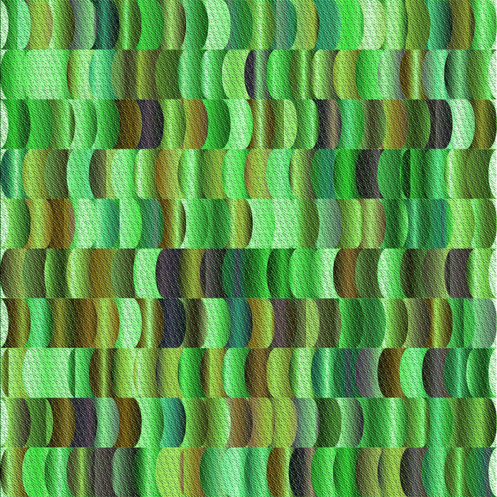 Patterned Neon Green Rug, pat1746grn