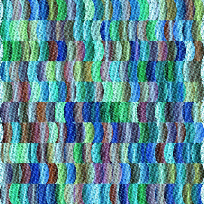 Patterned Blue Rug, pat1746lblu