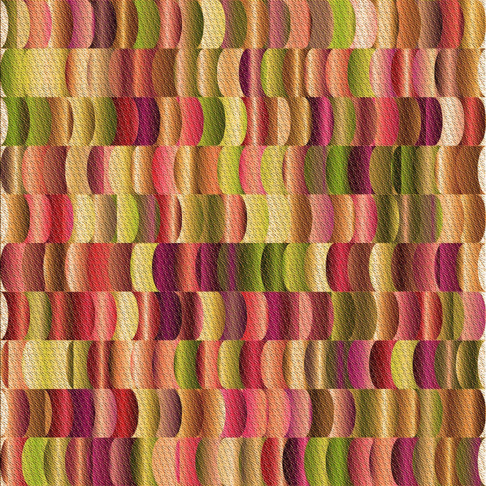 Patterned Yellow Rug, pat1746org