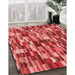 Machine Washable Transitional Red Rug in a Family Room, wshpat1746rd