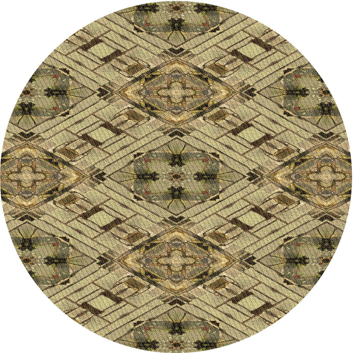 Square Patterned Red Brown Rug, pat1747brn