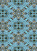 Patterned Tiffany Blue Novelty Rug, pat1747