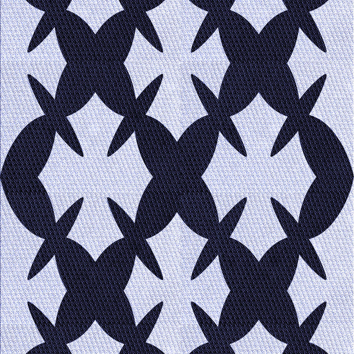 Patterned Night Blue Rug, pat1748blu