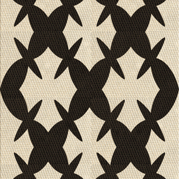 Patterned Deep Peach Orange Rug, pat1748brn