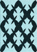 Patterned Deep Teal Green Rug, pat1748lblu