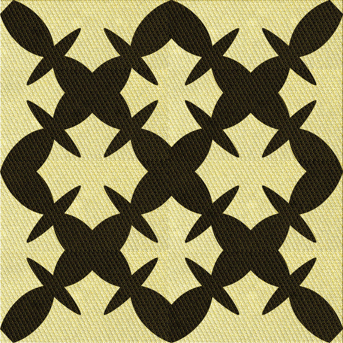 Round Patterned Red Rug, pat1748yw