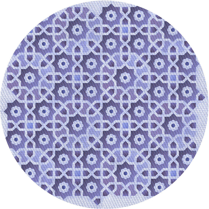 Square Machine Washable Transitional Slate Blue Rug in a Living Room, wshpat1749blu