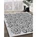 Machine Washable Transitional Light Gray Rug in a Family Room, wshpat1749gry