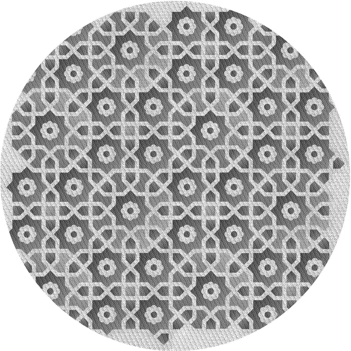 Square Machine Washable Transitional Light Gray Rug in a Living Room, wshpat1749gry
