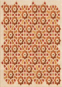 Machine Washable Transitional Orange Red Orange Rug, wshpat1749org