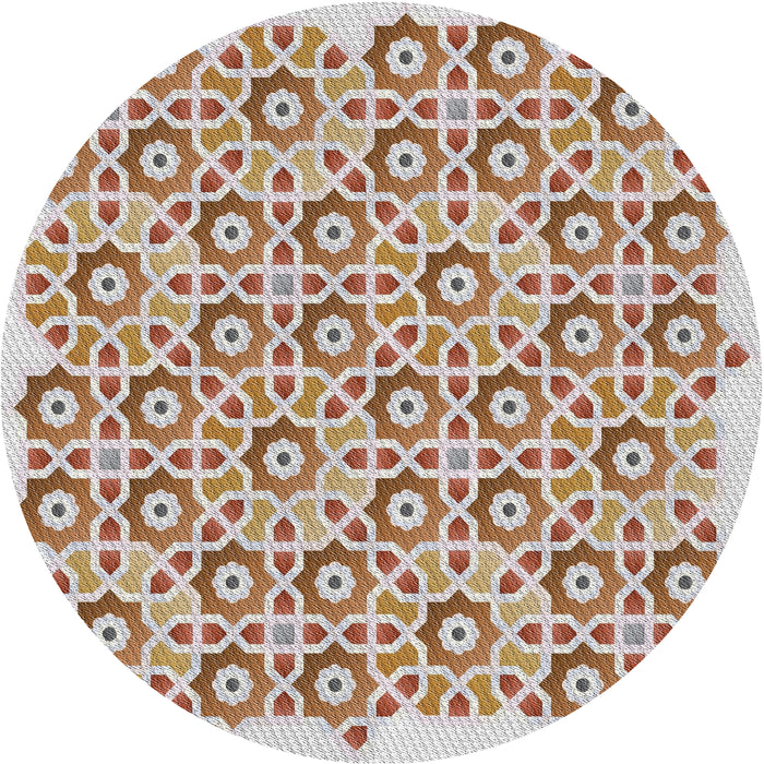 Square Patterned Dark White Beige Abstract Machine Washable Rug, wshpat1749