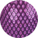 Square Patterned Purple Rug, pat175pur