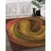 Machine Washable Transitional Red Brown Rug in a Family Room, wshpat1750org