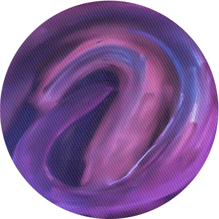 Square Machine Washable Transitional Bright Purple Rug in a Living Room, wshpat1750pur