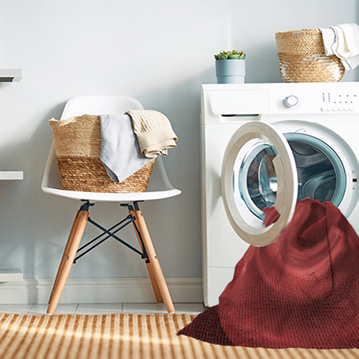 Machine Washable Transitional Red Rug in a Washing Machine, wshpat1750rd